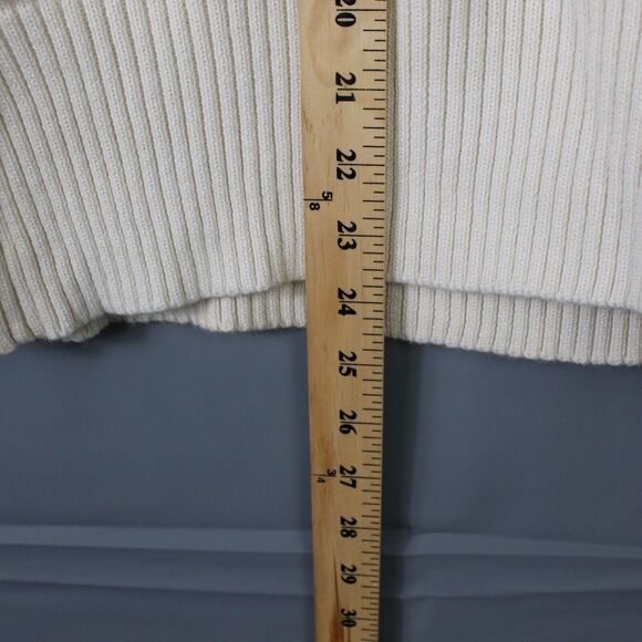 Vintage Bogner Sweater Womens Small Turtleneck Cable Knit Pull Over Wool Blend - Picture 4 of 10